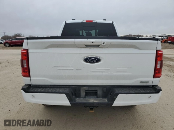 2023 Ford F-150 XL with VIN 1FTFW1E80PFB21597, listed as a Copart auction lot 44261435 with 55,566 mi miles and Salvage Title. Bid and sale history available at carsss.com. Image 6.