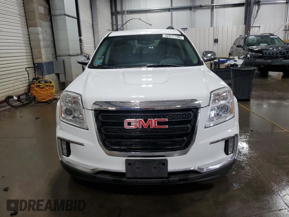 2016 GMC Terrain SLE with VIN 2GKFLTE31G6184036, listed as a Copart auction lot 52417195 with 124,704 mi miles and Salvage Title. Bid and sale history available at DreamBid. Image 5.