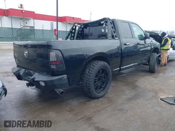 2015 Ram 1500 Big Horn with VIN 1C6RR6GT5FS510977, listed as a IAAI auction lot 41335127 with 139,640 mi miles. Bid and sale history available at carsss.com. Image 4.
