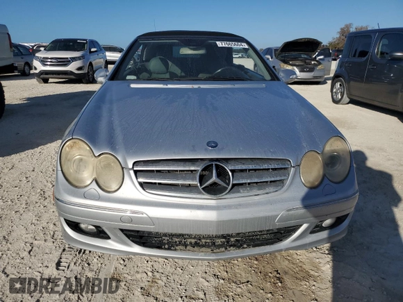 2006 Mercedes-Benz CLK 350 with VIN WDBTK56G96T064715, listed as a Copart auction lot 77665604 with Not Provided miles and Salvage Title. Bid and sale history available at DreamBid. Image 5.