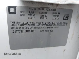 2014 Chevrolet Impala LS with VIN 1G11Y5SL1EU130167, listed as a IAAI auction lot 41914806 with 154,442 mi miles and . Bid and sale history available at DreamBid. Image 9.