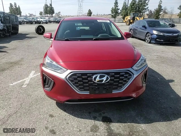 2020 Hyundai Ioniq Hybrid Blue with VIN KMHC65LC7LU225927, listed as a Copart auction lot 45729385 with 131,984 mi miles and Salvage Title. Bid and sale history available at carsss.com. Image 10.