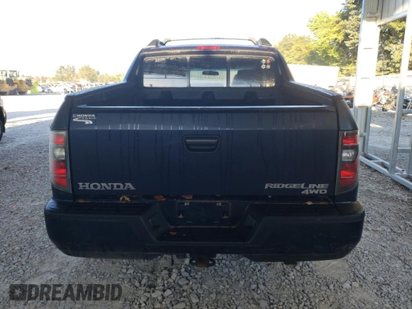 2012 Honda Ridgeline RT with VIN 5FPYK1F21CB458655, listed as a Copart auction lot 73167424 with 134,725 mi miles and Salvage title. Bid and sale history available at DreamBid. Image 6.