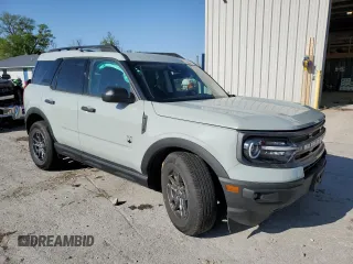 2024 Ford Bronco Sport Big Bend z VIN 3FMCR9B69RRE76880, wystawiony jako Copart lot #52006765 z przebiegiem 2 487 mil mil oraz Szkoda całkowita • Salvage title. Historia ofert i sprzedaży dostępna na DreamBid. Obrazek 4.