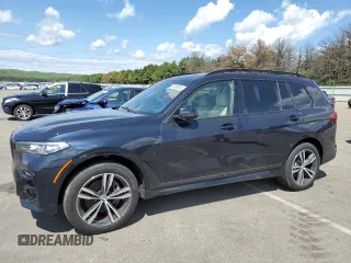2021 BMW X7 xDrive40i z VIN 5UXCW2C00M9G86465, wystawiony jako Copart lot #68006494 z przebiegiem 21 543 mil mil oraz Szkoda całkowita • Salvage title. Historia ofert i sprzedaży dostępna na DreamBid. Obrazek 1.