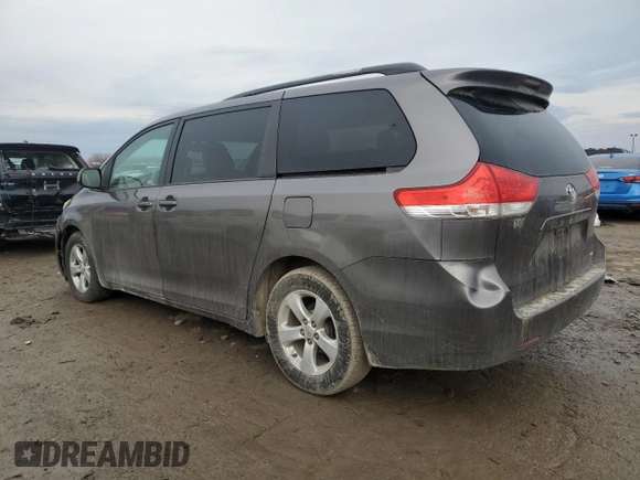 2013 Toyota Sienna LE AAS with VIN 5TDKK3DC4DS335337, listed as a Copart auction lot 46580215 with 215,477 mi miles and Salvage Title. Bid and sale history available at carsss.com. Image 2.