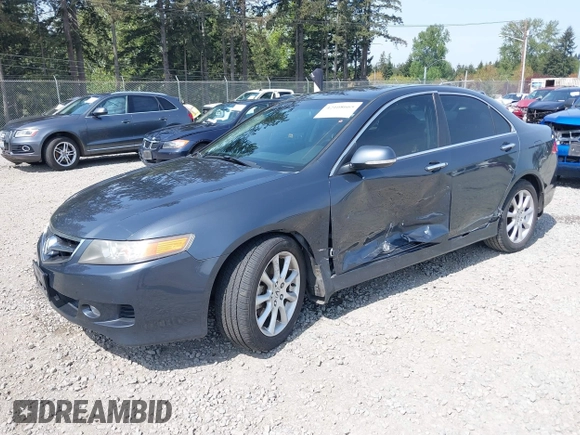 2006 Acura TSX with VIN JH4CL96846C005729, listed as a IAAI auction lot 42108665 with 163,190 mi miles. Bid and sale history available at carsss.com. Image 2.
