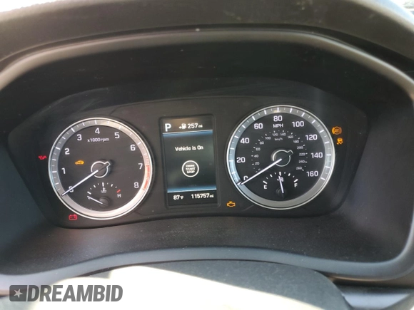 2018 Hyundai Sonata Sport with VIN 5NPE34AF7JH596378, listed as a Copart auction lot 55139785 with 115,757 mi miles and Clean Title. Bid and sale history available at carsss.com. Image 9.