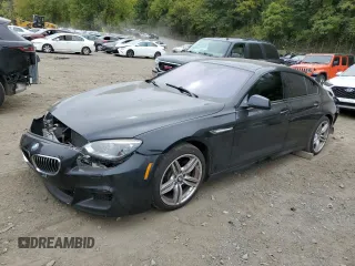 2015 BMW 6 Series 640i xDrive with VIN WBA6B8C56FD452964, listed as a Copart auction lot 72053664 with Not Provided miles and Salvage Title. Bid and sale history available at carsss.com. Image 1.