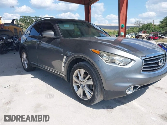 2016 Infiniti QX70 with VIN JN8CS1MU9GM671314, listed as a IAAI auction lot 42015268 with 122,850 mi miles and . Bid and sale history available at DreamBid. Image 1.