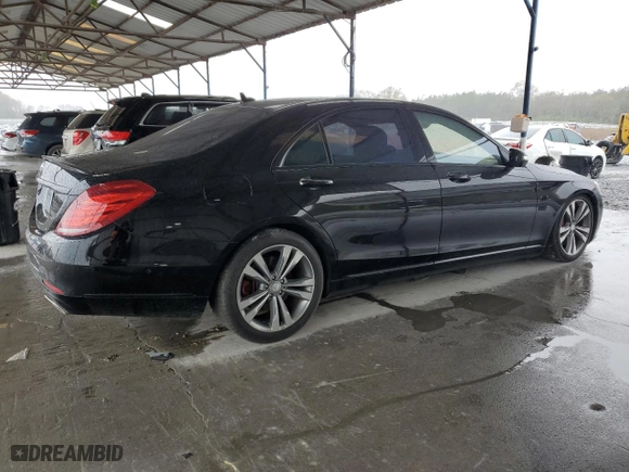 2015 Mercedes-Benz S-Class S 550 with VIN WDDUG8FB0FA110981, listed as a Copart auction lot 49476785 with 93,451 mi miles and Clean Title. Bid and sale history available at carsss.com. Image 3.