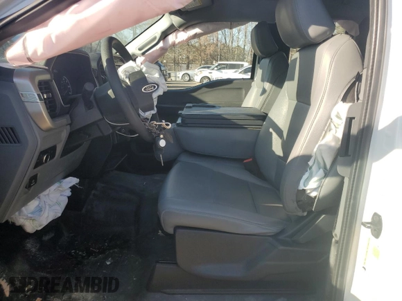 2022 Ford F-150 XL with VIN 1FTEX1CBXNKF01283, listed as a Copart auction lot 47600675 with 53,189 mi miles and Salvage title. Bid and sale history available at DreamBid. Image 7.