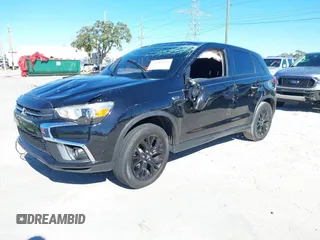 2019 Mitsubishi Outlander Sport ES 2.0 with VIN JA4AP3AUXKU015002, listed as a IAAI auction lot 41299231 with 56,266 mi miles. Bid and sale history available at carsss.com. Image 18.