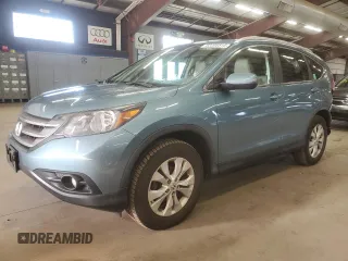 2013 Honda CR-V EX-L with VIN 5J6RM4H75DL045549, listed as a Copart auction lot 52205515 with 79,110 mi miles and Salvage Title. Bid and sale history available at carsss.com. Image 1.