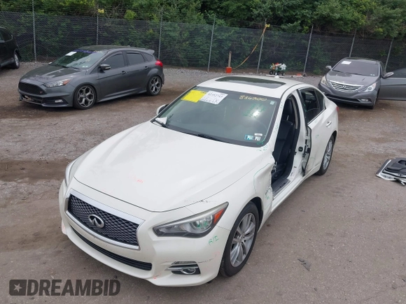 2017 Infiniti Q50 Premium z VIN JN1EV7AR5HM836200, wystawiony jako IAAI lot #42352743 z przebiegiem 127 105 mil mil oraz . Historia ofert i sprzedaży dostępna na DreamBid. Obrazek 19.