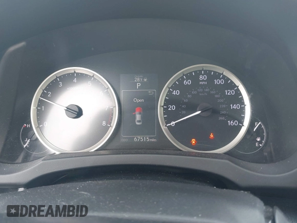 2014 Lexus IS 250 with VIN JTHCF1D24E5001223, listed as a IAAI auction lot 41574243 with 67,515 mi miles. Bid and sale history available at carsss.com. Image 7.