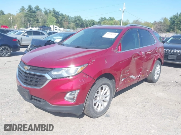 2018 Chevrolet Equinox LT z VIN 3GNAXSEV4JS513155, wystawiony jako IAAI lot #42231518 z przebiegiem 108 626 mil mil oraz . Historia ofert i sprzedaży dostępna na DreamBid. Obrazek 2.