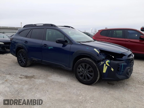 2025 Subaru Outback Onyx z VIN 4S4BTALC3S3141167, wystawiony jako Copart lot #43535255 z przebiegiem 4 073 mil mil oraz Szkoda całkowita • Salvage title. Historia ofert i sprzedaży dostępna na DreamBid. Obrazek 4.