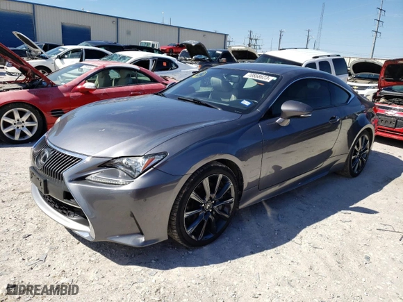 2016 Lexus RC 200t with VIN JTHHA5BC2G5004437, listed as a Copart auction lot 70858623 with NaN miles. Bid and sale history available at carsss.com. Image 1.