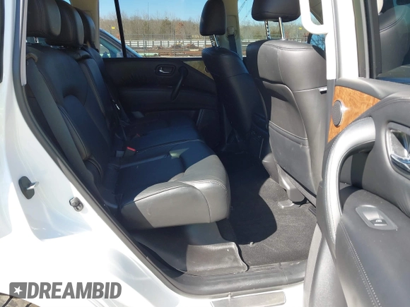 2022 Nissan Armada SL with VIN JN8AY2BC6N9162660, listed as a IAAI auction lot 41651101 with 35,726 mi miles. Bid and sale history available at carsss.com. Image 8.
