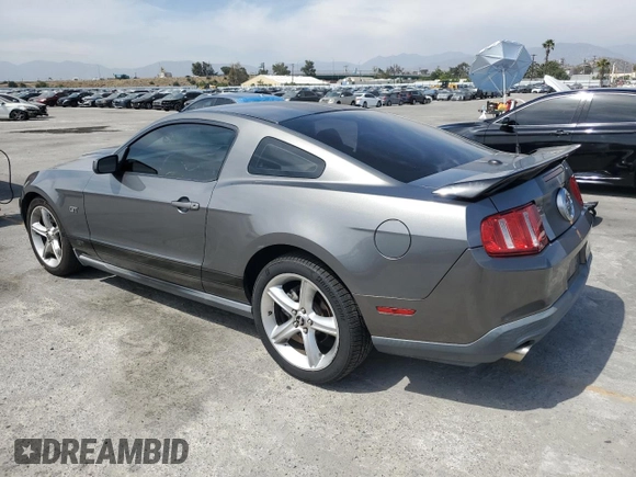 2010 Ford Mustang GT with VIN 1ZVBP8CH6A5152256, listed as a Copart auction lot 57627965 with 91,864 mi miles and Salvage title. Bid and sale history available at DreamBid. Image 2.