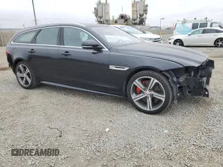 2018 Jaguar XF with VIN SAJBP2FV8JCY65089, listed as a Copart auction lot 53532265 with 39,312 mi miles and Salvage Title. Bid and sale history available at DreamBid. Image 4.