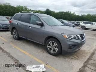 2017 Nissan Pathfinder S with VIN 5N1DR2MN0HC911721, listed as a Copart auction lot 55223785 with 98,049 mi miles and Clean Title. Bid and sale history available at DreamBid. Image 4.