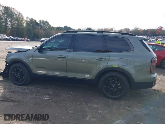 2024 Kia Telluride SX Prestige X-Pro with VIN 5XYP5DGC8RG459193, listed as a IAAI auction lot 40973506 with 10,541 mi miles and . Bid and sale history available at DreamBid. Image 14.