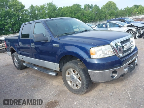 2008 Ford F-150 XLT with VIN 1FTPW14518FA76358, listed as a IAAI auction lot 42281687 with 201,697 mi miles and . Bid and sale history available at DreamBid. Image 1.