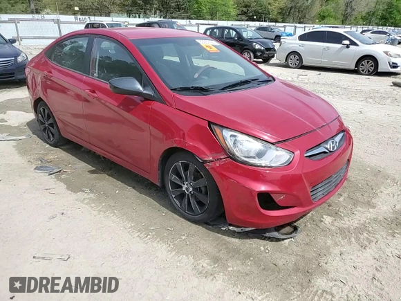 2013 Hyundai Accent GLS z VIN KMHCU4AE2DU461620, wystawiony jako Copart lot #53939795 z przebiegiem 206 137 mil mil oraz Szkoda całkowita • Salvage title. Historia ofert i sprzedaży dostępna na DreamBid. Obrazek 13.