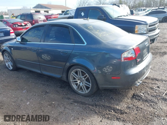 2006 Audi S4 z VIN WAUGL78EX6A129507, wystawiony jako IAAI lot #41906976 z przebiegiem Nie podano mil oraz . Historia ofert i sprzedaży dostępna na DreamBid. Obrazek 3.