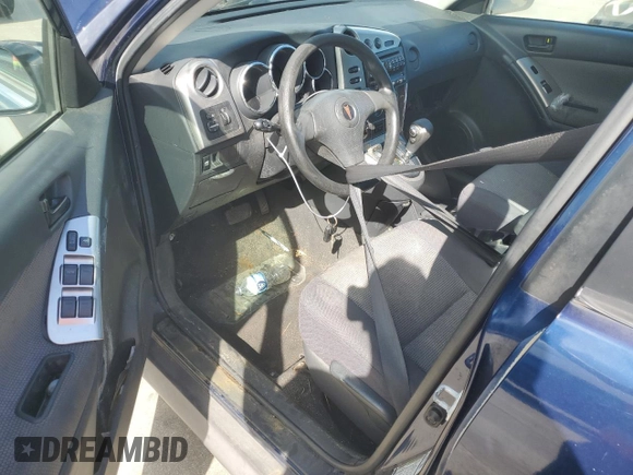 2007 Pontiac Vibe with VIN 5Y2SL65817Z409812, listed as a Copart auction lot 73877824 with 0 mi miles and Salvage Title. Bid and sale history available at carsss.com. Image 8.
