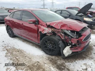2016 Ford Focus SE with VIN 1FADP3F22GL274550, listed as a Copart auction lot 88228855 with 108,368 mi miles and Salvage Title. Bid and sale history available at carsss.com. Image 4.