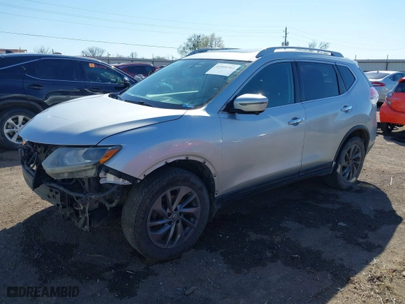 2016 Nissan Rogue SV with VIN 5N1AT2MV4GC772762, listed as a IAAI auction lot 41804302 with 242,815 mi miles. Bid and sale history available at carsss.com. Image 20.