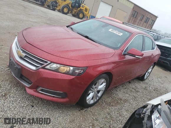 2015 Chevrolet Impala LT with VIN 2G1115SLXF9243487, listed as a Copart auction lot 49221245 with 192,235 mi miles and Salvage Title. Bid and sale history available at DreamBid. Image 1.