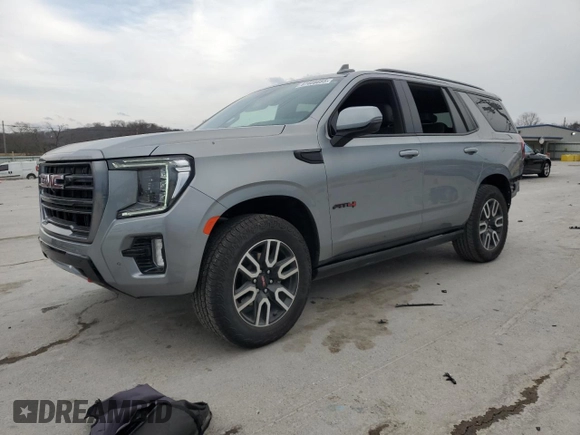 2024 GMC Yukon AT4 with VIN 1GKS2CKLXRR228905, listed as a Copart auction lot 47406685 with 11,025 mi miles and Salvage Title. Bid and sale history available at carsss.com. Image 1.