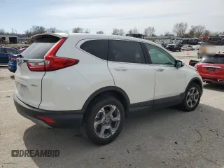 2017 Honda CR-V EX with VIN 5J6RW2H50HL033229, listed as a Copart auction lot 49317615 with 51,641 mi miles and Clean Title. Bid and sale history available at carsss.com. Image 3.