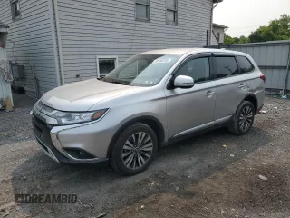 2019 Mitsubishi Outlander ES with VIN JA4AZ3A34KZ043821, listed as a Copart auction lot 59160755 with 96,275 mi miles and Salvage title. Bid and sale history available at DreamBid. Image 1.