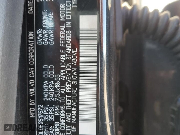 2014 Volvo XC60 3.2L с VIN YV4952DL0E2517672, выставлен на аукционе Copart как лот 87728395 с пробегом 158 422 миль миль и Списание • Salvage title. История ставок и продаж доступна на DreamBid. Изображение 14.