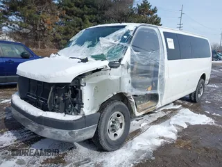 2014 Chevrolet Express Passenger LT with VIN 1GAZG1FG2E1117750, listed as a IAAI auction lot 41615013 with 270,162 mi miles and . Bid and sale history available at DreamBid. Image 2.