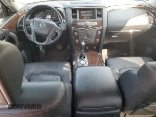 2020 Nissan Armada Platinum with VIN JN8AY2NF9L9360703, listed as a Copart auction lot 70011374 with 46,186 mi miles and Salvage Title. Bid and sale history available at carsss.com. Image 8.