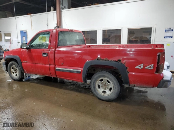 2000 Chevrolet Silverado 1500 with VIN 1GCEC14V0YE264553, listed as a Copart auction lot 44762715 with 0 mi miles and Clean Title. Bid and sale history available at carsss.com. Image 2.