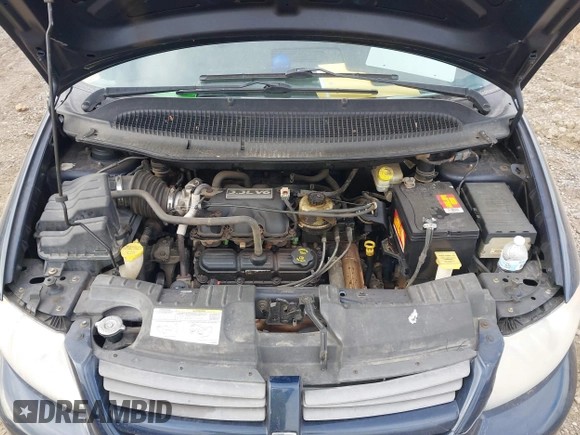 2005 Dodge Caravan SE with VIN 1D4GP24R75B108449, listed as a IAAI auction lot 41734639 with 266,376 mi miles and . Bid and sale history available at DreamBid. Image 10.