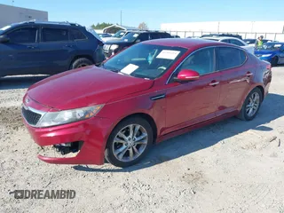 2013 Kia Optima EX with VIN 5XXGN4A72DG165295, listed as a IAAI auction lot 41269214 with 167,001 mi miles. Bid and sale history available at carsss.com. Image 17.
