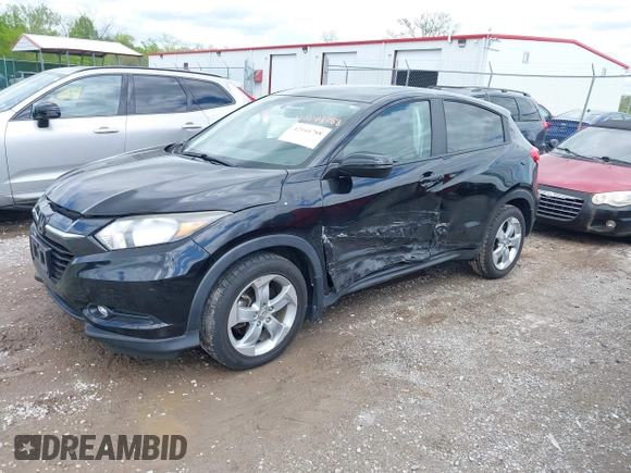 2016 Honda HR-V EX with VIN 3CZRU6H56GM746775, listed as a IAAI auction lot 42144788 with 64,830 mi miles and . Bid and sale history available at DreamBid. Image 2.