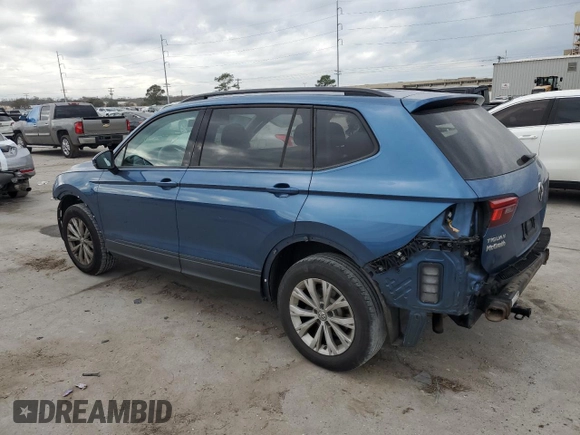 2018 Volkswagen Tiguan S with VIN 3VV0B7AX6JM105107, listed as a Copart auction lot 89363855 with 127,860 mi miles and Salvage title. Bid and sale history available at DreamBid. Image 2.