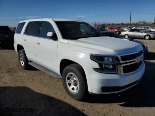 2016 Chevrolet Tahoe Commercial with VIN 1GNSKFEC0GR433971, listed as a Copart auction lot 46505245 with 48,715 mi miles and Salvage Title. Bid and sale history available at carsss.com. Image 4.
