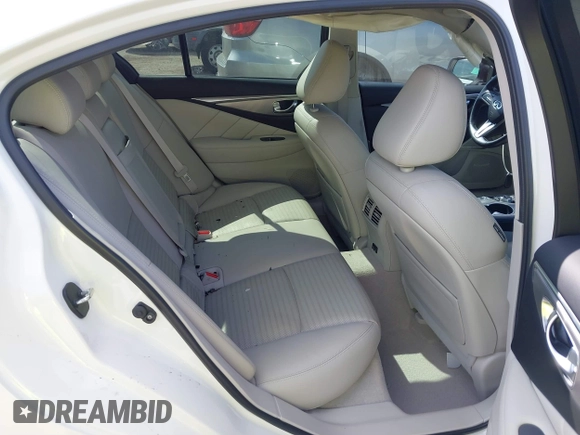 2020 Infiniti Q50 Luxe with VIN JN1EV7AP8LM200846, listed as a IAAI auction lot 41561135 with 45,569 mi miles and . Bid and sale history available at DreamBid. Image 8.