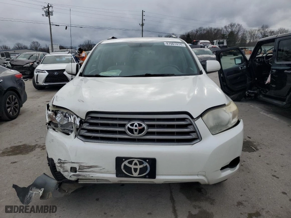 2009 Toyota Highlander with VIN JTEDS41A692092528, listed as a Copart auction lot 48788535 with 199,556 mi miles and Salvage Title. Bid and sale history available at carsss.com. Image 5.