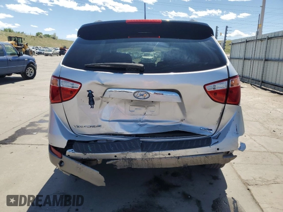 2012 Hyundai Veracruz Limited with VIN KM8NU4CC1CU200630, listed as a Copart auction lot 57304095 with 194,944 mi miles and Salvage title. Bid and sale history available at DreamBid. Image 6.
